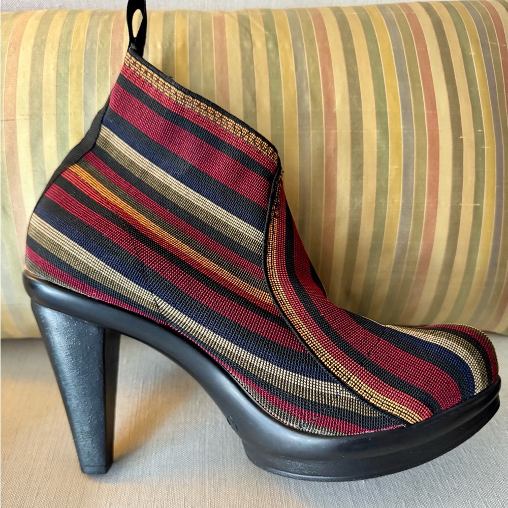 San Miguel Striped Multicolor Torino Boots 10